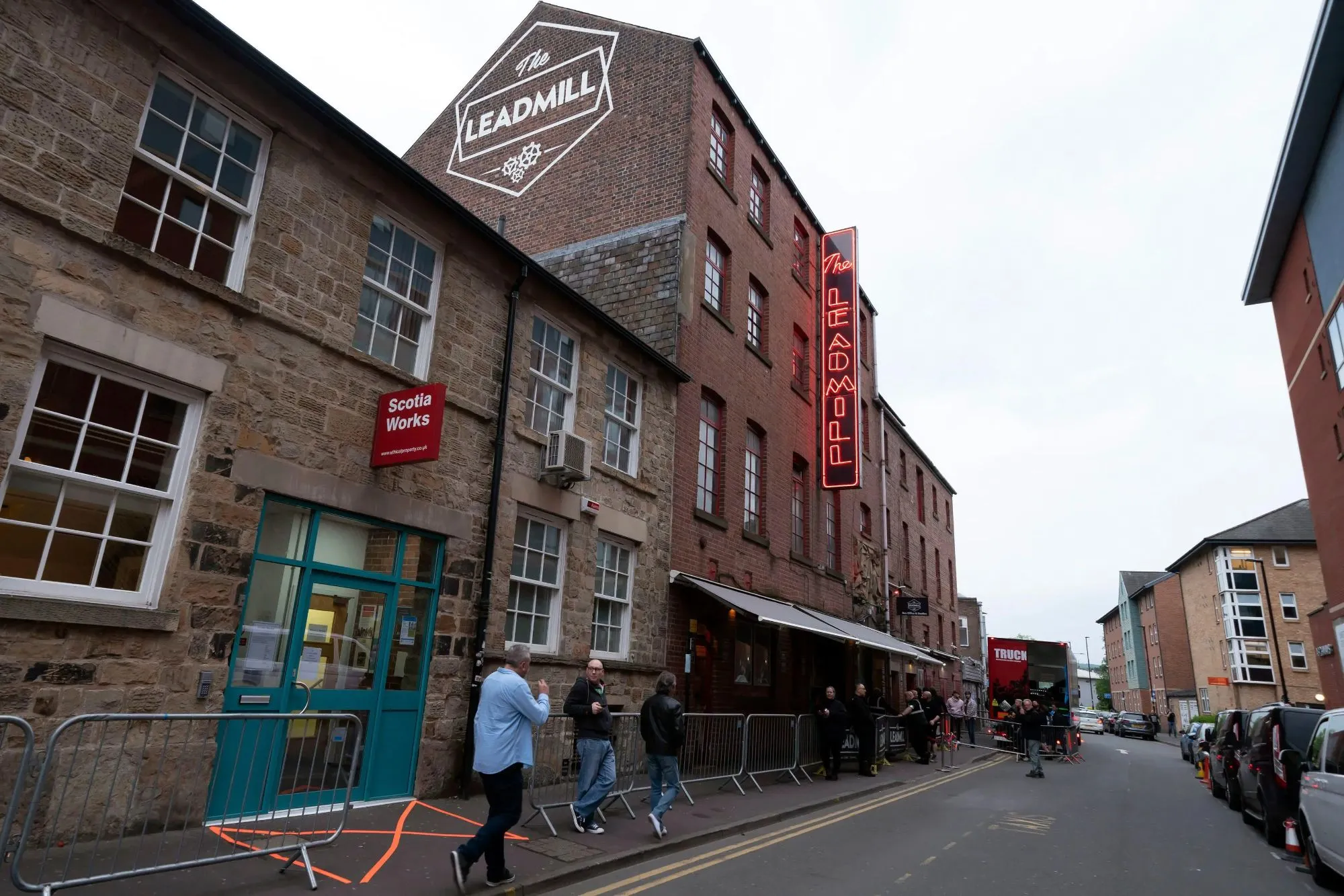 Scanning tickets on the door