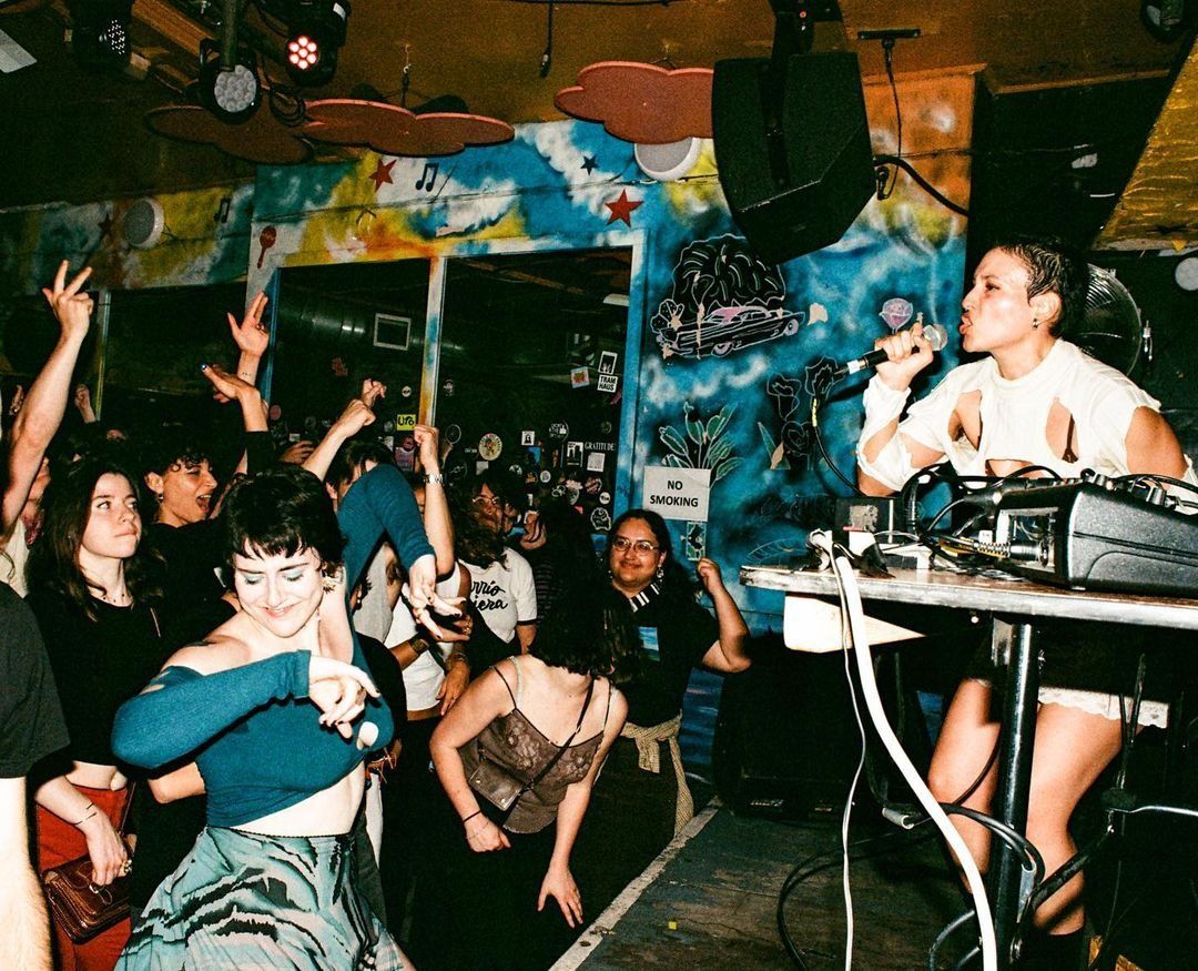 Grassroots gig crowd